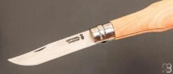 Couteau Opinel N°8 à Sculpter En Merisier - Lame Acier Carbone -Promos Opinel Lame Boutique Opinel 8 a sculpter merisier lame acier carbone 3 zoom
