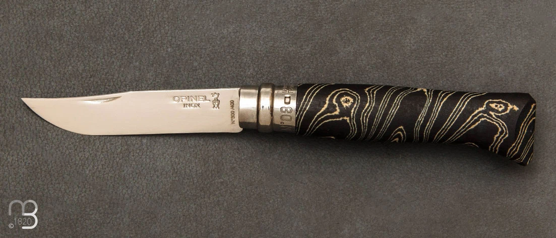 Couteau Opinel N°08 200 Ans Maison Berthier - Série Limitée - Lame Poliglace 1 Couteau Opinel N°08 200 Ans Maison Berthier - Série Limitée - Lame Poliglace