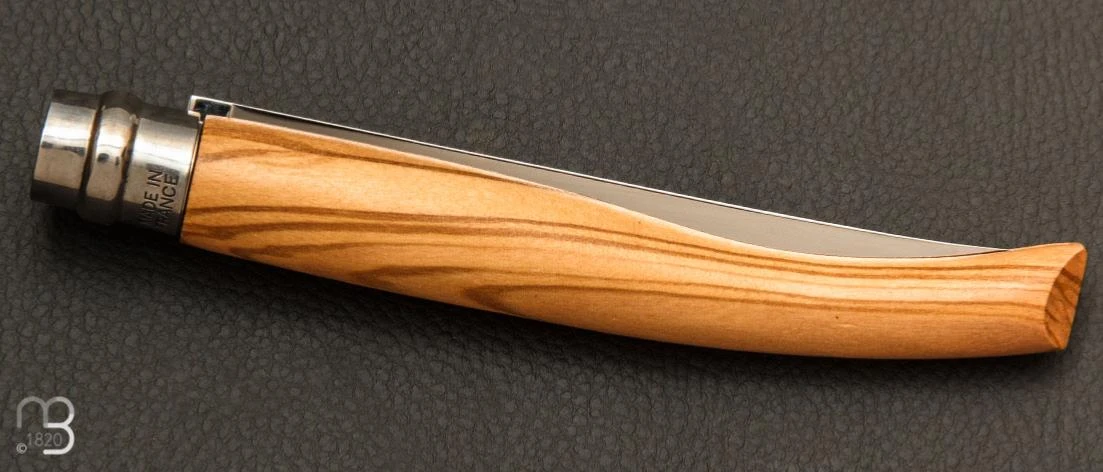 Couteau Opinel Effilé N°12 Inox Olivier 2 Couteau Opinel Effilé N°12 Inox Olivier – Image 2