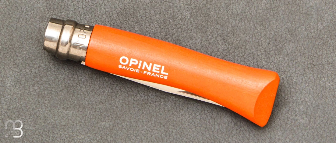 Couteau Mon Premier Opinel N°7 Mandarine 3 Couteau Mon Premier Opinel N°7 Mandarine – Image 3