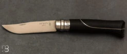 Couteau Opinel N°08 Éllipse - Ebène Et Aluminium