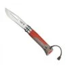 Couteau Opinel Outdoor Rouge Numéro 8 Lame Inox