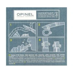 Couteau Opinel Outdoor Vert Numéro 8 Lame Inox -Promos Opinel Lame Boutique couteau opinel outdoor vert numero 8 lame inox 2