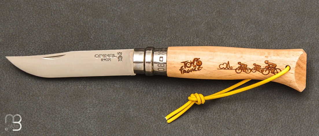 Couteau Opinel N°8 Tour De France 2020 1 Couteau Opinel N°8 Tour De France 2020
