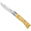 Couteau Opinel N° 7 Gravure Empreintes, Manche En Buis