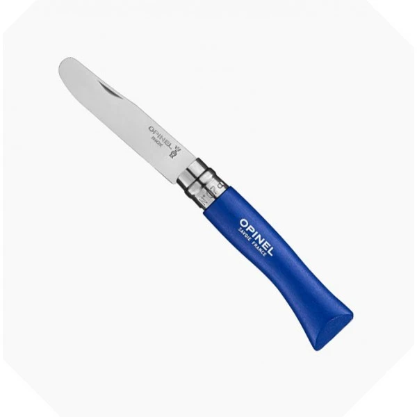 Couteau Opinel Enfant à Bout Rond Bleu 1 Couteau Opinel Enfant à Bout Rond Bleu