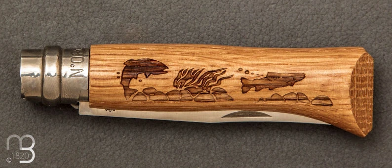 Couteau Opinel N°08 Poissons Animalia 3 Couteau Opinel N°08 Poissons Animalia – Image 3